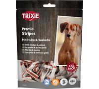 Trixie Stripes Friandises pour chien au poulet & saumon 300 g