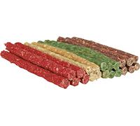 Trixie Rouleaux à mâcher mélangés 12 cm ø 9-10 mm 50 Pcs pour Chien