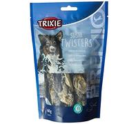 Trixie Premio Sushi Twisters – Friandise pour chien, peau de poisson blanc – 60 g