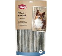 TRIXIE friandises pour Chien Peau de Saumon séchée, 150 g - Snack Riche en protéines & Savoureux au Poisson - idéal pour grignoter & récompenser à la Maison