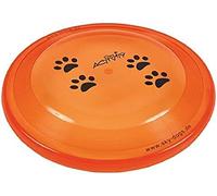 Trixie Frisbee pour chien Dog Disc TR-33562 – Résistant aux morsures 23 cm – Coloris aléatoire