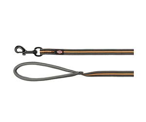 Trixie Fusion Ligne de remorquage avec Caoutchouc Graphite/Papaye 10 m