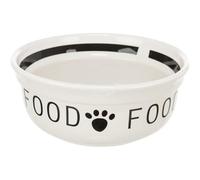 Trixie Gamelle Chien Food Céramique Blanc/Noir
