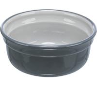 TRIXIE Gamelle, en céramique, 0,25 l/ 13 cm, Gris/Gris Clair - 24410