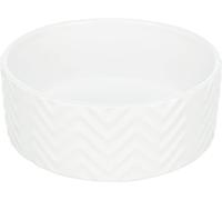 TRIXIE Gamelle, en céramique, 1,6 l/ 20 cm, Blanc - 25025