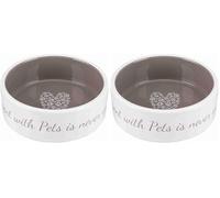 Trixie Gamelle en Céramique Pets Home pour Chien 300 ML 12 cm 1 Unité (Lot de 2)