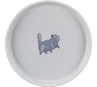 TRIXIE Gamelle en céramique pour un chat avec un motif de chat 0,6l/23cm