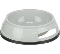 TRIXIE Gamelle en Plastique avec Anneau en Caoutchouc - pour Nourriture sèche, Nourriture Humide, Eau et Lait - Différentes Couleurs - Choix aléatoire - Capacité : 0,5 l - Diamètre : 14 cm - 24951