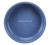 Trixie Gamelle en Céramique pour Chat 300 ML 15 cm Bleu Clair/Blanc 1 Unité
