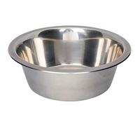 Trixie – Gamelle pour chien en acier inoxydable avec base en caoutchouc – 0,2 Litre