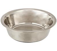 Trixie Gamelle pour chien en acier inoxydable avec base en caoutchouc - 0,5 Litre