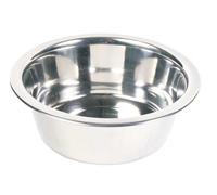 Trixie Gamelle pour chien en acier inoxydable avec base en caoutchouc - 0,75 Litre