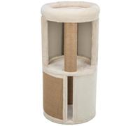 TRIXIE Giorgia Tour pour chat de 81,3 cm, surfaces recouvertes de peluche et de sisal, griffoirs, niche pour chat d'intérieur avec lit rembourré