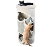 Trixie Gracia Tour pour Chat, 85 cm, Gris Clair