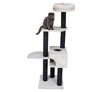 TRIXIE Grand Arbre à Chat Nita Multi-Niveaux - Gris Clair - 147 cm