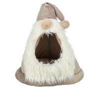 Trixie Grotte Gnome pour Chats Ø 45 CM - Confortable & Antidérapant,Beige