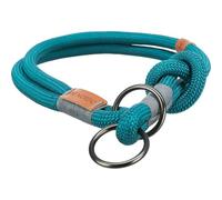 Trixie Halsband Hond Be Nordic Slip Met Stop Petrol/Lichtgrijs-50X1.3 CM