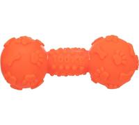 Trixie haltère pour chien, vinyle, 15 cm, orange, 3361, couineur, rapporter, jouet pour chien