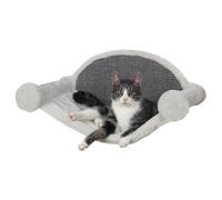 Trixie Hamac Murale 54x28x33cm Crème Peluche Pour Chats Et Matous