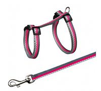 Harnais Avec Laisse Freshline Spot, Nylon, 27-45 Cm/10 Mm, 1,20 M - Mon Animalerie