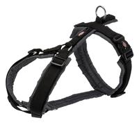 TRIXIE Harnais de randonnée pour Chien Premium XL 80-97 cm/25 mm Noir/Graphite