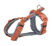 Trixie Harnais pour chien premium trekking rouille marron/gris graphite 32-38x1,3 cm