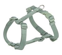 TRIXIE Harnais en H Premium, S-M: 42-60 cm/15 mm, Sauge