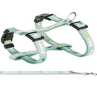 TRIXIE - Harnais Junior pour Chiot avec Laisse. Dimensions : 23-34 cm/8 mm. Couleur : Vert. - TR-15345, Petit/Moyen, Menthe