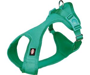 Trixie Harnais pour Chien Doux, 33-50 cm x 20 mm, Bleu pétrole