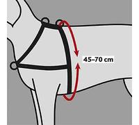 Trixie Harnais pour chien Lead N Walk Soft Noir L-XL