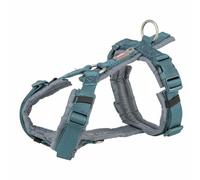Trixie Harnais pour chien Premium trekking bleu pétrole/gris graphite 62-74x2,5 cm