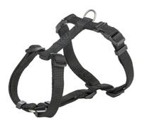 TRIXIE Harnais Premium en H pour Chien - Noir - Taille S-M: 42-60 cm/15 mm