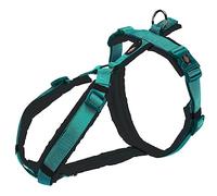 TRIXIE Harnais Trekking New Premium S 36-44cm/15mm Bleu Océan/Graphite Chien