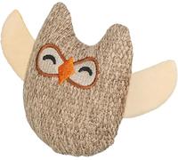 TRIXIE Hibou en peluche légère en polyester pour chats - 8 cm