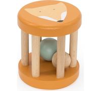 Trixie Hochet en bois avec anneaux en silicone - Mr. Fox