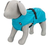TRIXIE Imperméable Vimy pour chiens L turquoise - Imperméable pour chiens avec éléments réfléchissants pour plus de sécurité dans l'obscurité - confortable & ajustable - 2982, 50 cm