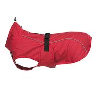 TRIXIE Imperméable Vimy pour Chiens Rouge S - Tour de Poitrine : 40-61 cm - avec éléments réfléchissants pour Une Meilleure visibilité dans l'obscurité - Confortable et réglable - 680223