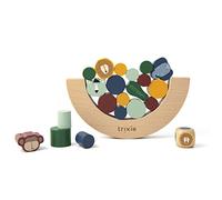 Trixie - Jeu d'équilibre en Bois certifié FSC avec Blocs et Animaux à empiler- Enfants à partir de 3 Ans