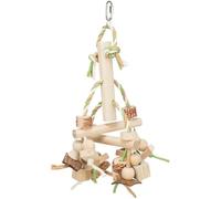 Trixie Jouet en bois pour oiseau multicolore 31 cm