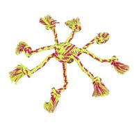 Trixie Jouet en corde Denta Fun pour chien avec balle tissée 44 x 7 cm modèle aléatoire