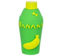 Trixie Jouet en Latex Bouteille avec couineur pour Chien - Vert - 14,5 cm | Latex flexible avec couineur intégré - Pour mâcher - Jouer et stimuler l'activité physique au quotidien
