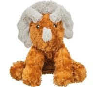 TRIXIE Jouet en peluche dinosaure assis pour chien | Peluche recyclée douce pour jouer en douceur et se blottir | Jouet écologique sans couinement | Jouet d'intérieur confortable pour chiens de petite