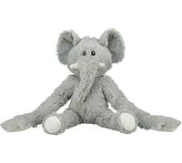 Trixie Jouet en peluche éléphant avec couineur intégré pour chiens et enfants - Jouet confortable et douillet - Compagnon de jeu doux - 41 cm