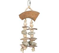 TRIXIE Jouet Naturel, Noix de Coco/Roche volcanique, 35 cm - 58996