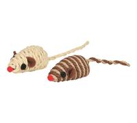 TRIXIE-Jouet pour chat en fil de coton et à la rabane Trixie - 50 cm (livré aléatoirement parmi deux coloris)