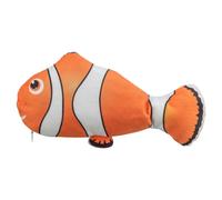 Trixie Jouet Pour Chat Zappelfisch Poisson Clown 26 Cm Avec Herbe À Chat USB