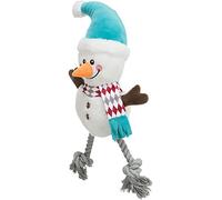 Trixie Jouets en peluche pour chien avec corde et couineur (bonhomme de neige 41 cm)