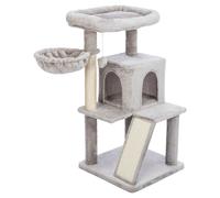 Trixie Junior Arbre À Gratter Pepito Gris 98 Cm Pour Chats Avec Trous Et Hamac