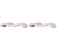 TRIXIE Junior Krabplank Golf Lila/Mintgroen-38X18X6 CM (Lot de 2)