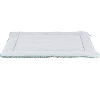 TRIXIE Junior Matelas, Angulaire, 70 × 50 cm, Gris Clair/Menthe - 38249
